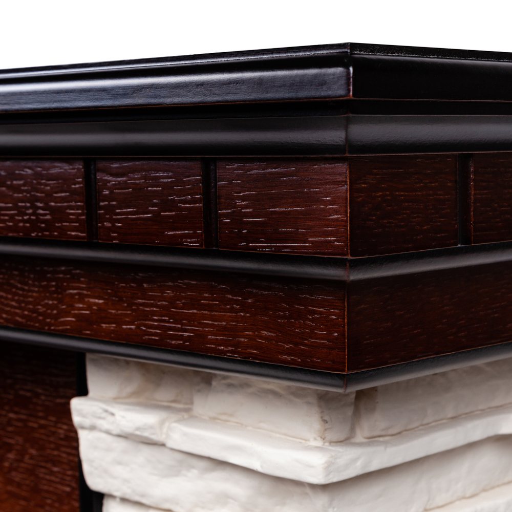 Каминокомплект Real Flame Elford AO с очагом Majestic Lux Black RC