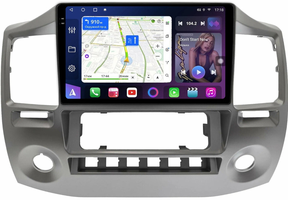 Магнитола для ГАЗ Соболь Бизнес, Газель Бизнес 2010-2017 (климат) - FarCar BM9-2K-9546BC монитор 9.5" 2K QLED на Android 14, TS10, 4+32Гб, CarPlay, 4G SIM-слот