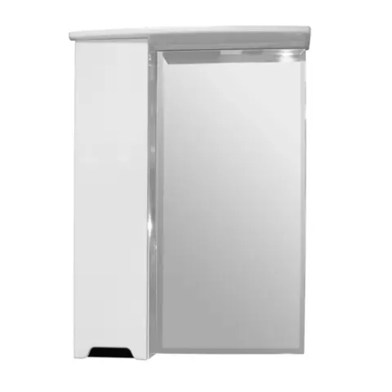 Зеркальный шкаф "ПРОМЕТЕЙ" левый без подсветки (ПВХ)