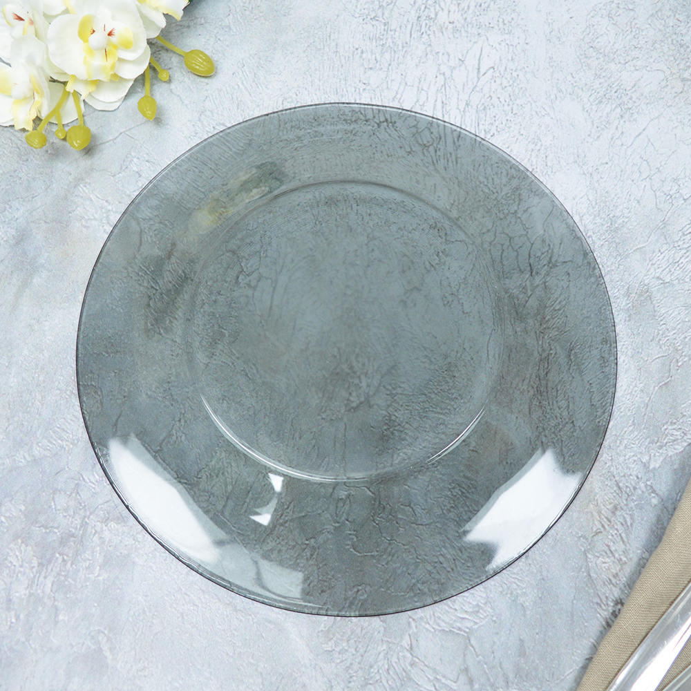 Тарелка десертная 19,6см "Симпатия" графит