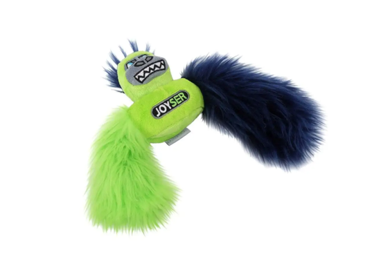 JOYSER Игрушка для собак Squad mini Горилла с пищалкой Зеленая