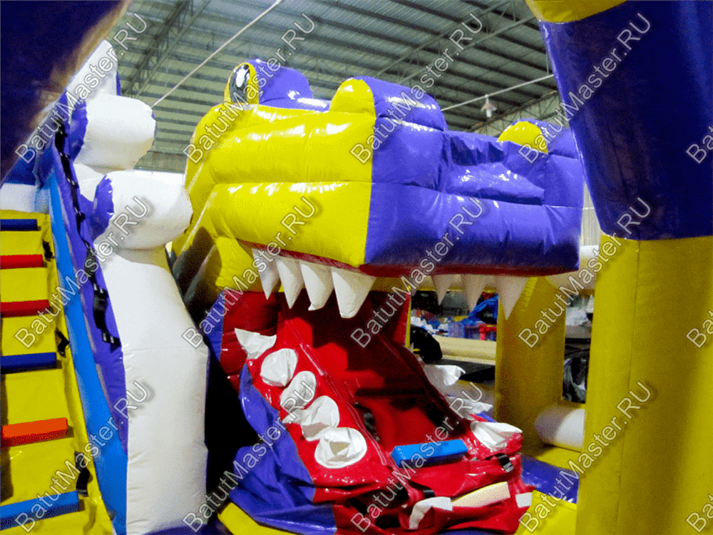 Надувной батут "Мульти-сафари-утка" 6*6*4 м