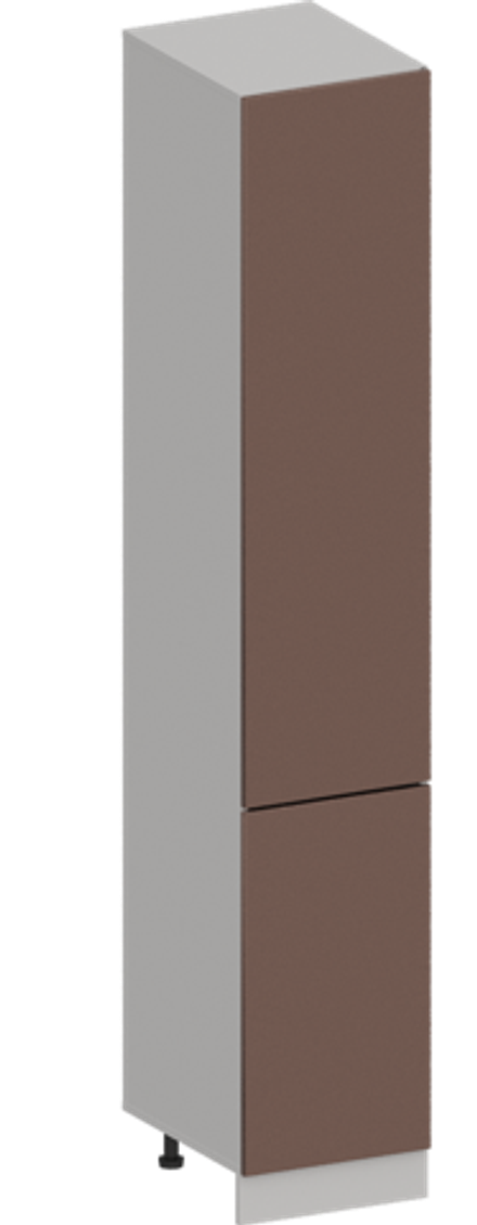 Кухня Модуль ШП 400 Графит / Пудрово-розовый