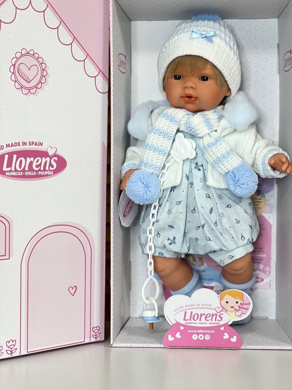 Кукла Llorens мягконабивная 38см Sasha (38567)