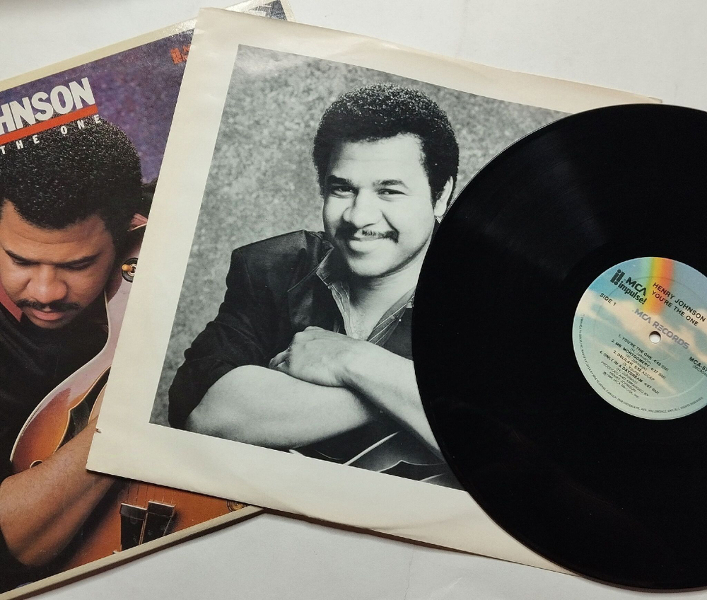 Винтажная виниловая пластинка LP Henry Johnson You are The One (USA 1986)