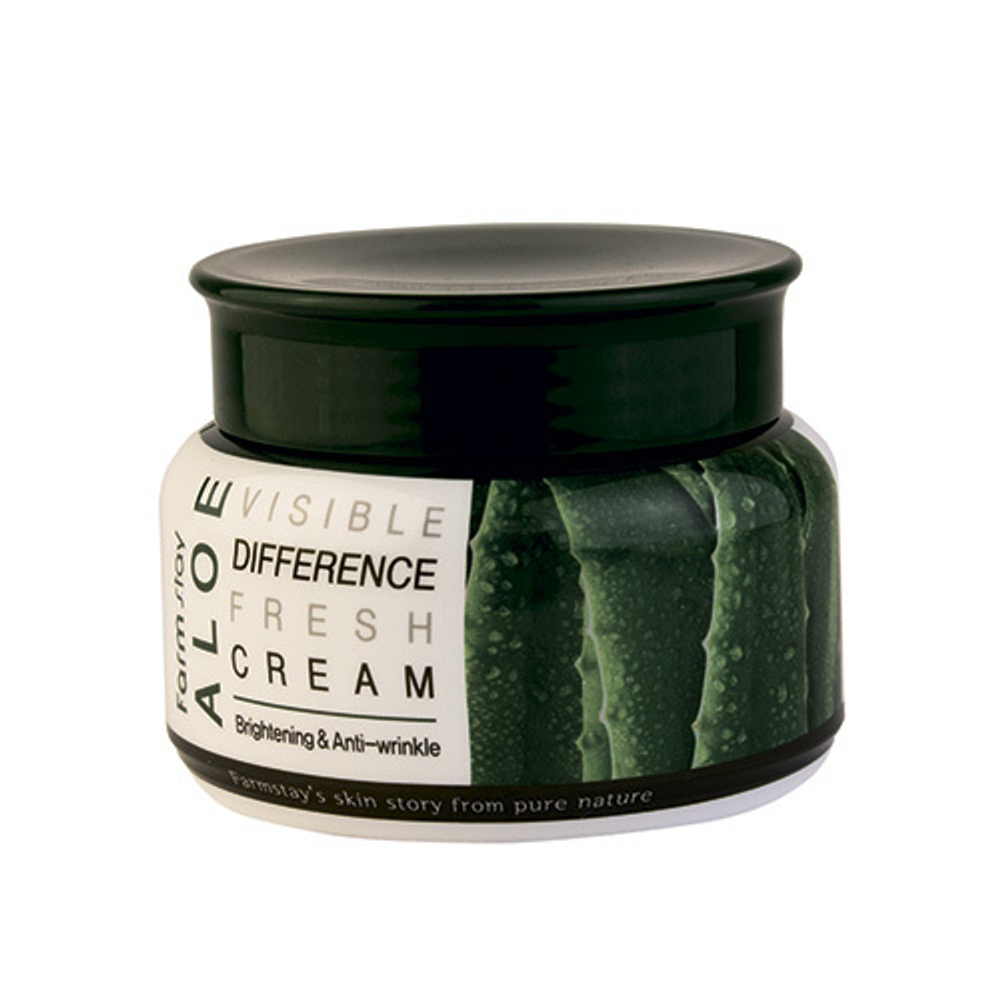 Крем увлажняющий с алое FarmStay Visible Difference Fresh Cream Aloe 100мл