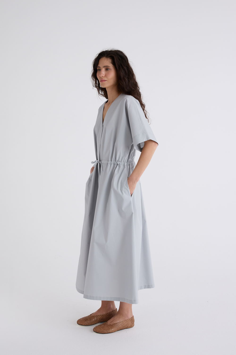 Платье Заря на кулиске из хлопка 100%. №30 Тестовый образец.