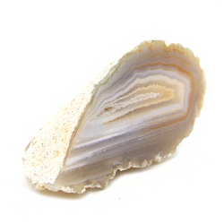 Срез-горбушка миндалина агат с кварцем 235,0