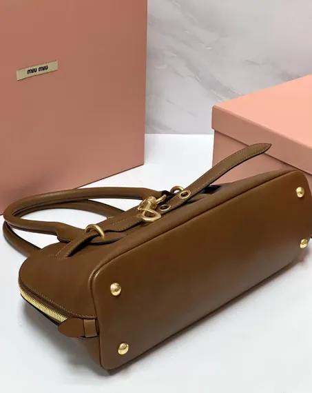 Сумка MIU MIU Aventure, коричневая
