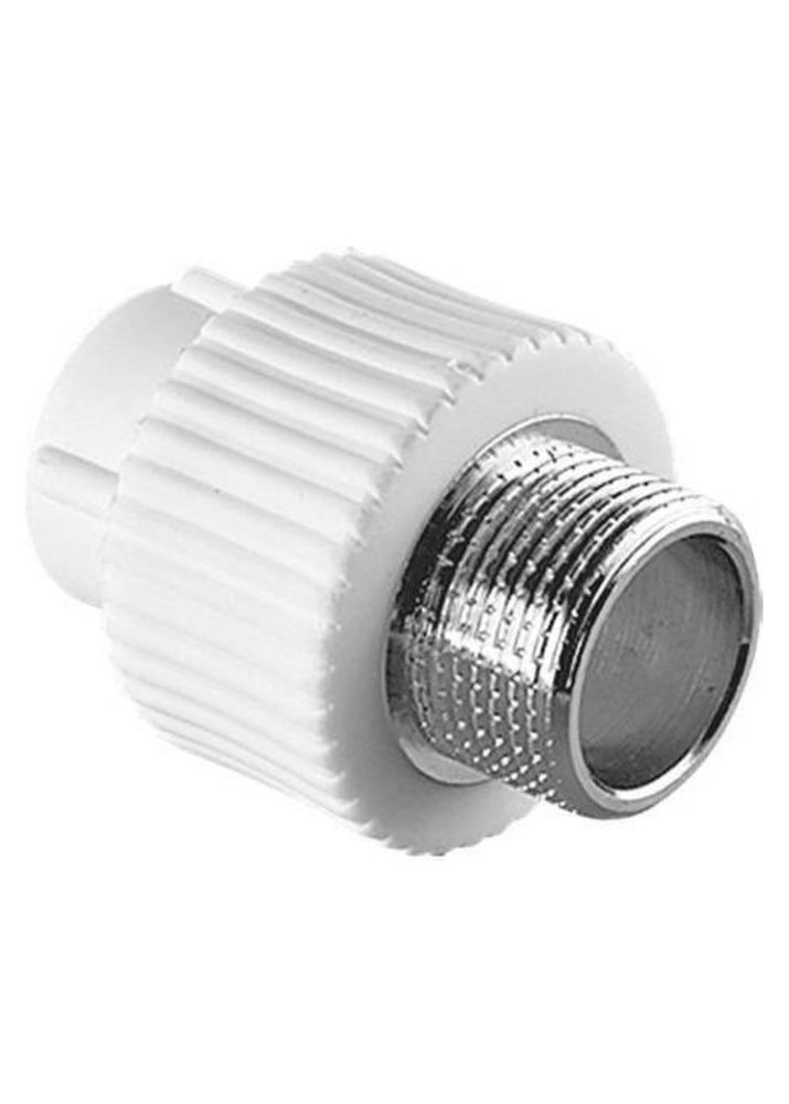 Муфта РР разб. 32*3/4" нар. белый (Tebo)