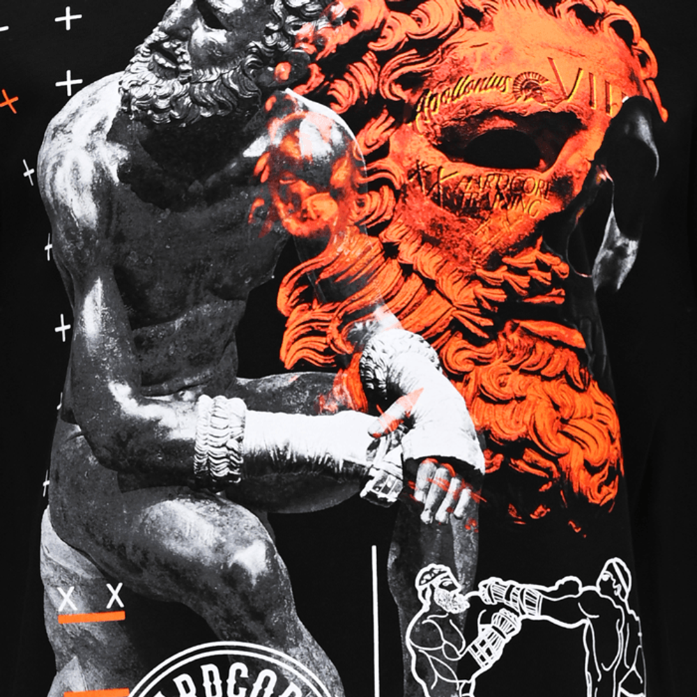 Футболка Hardcore Training Hellenic Heritage 2.0 Black Oversized Fit