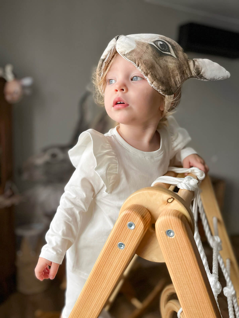 Лонгслив Mjölk Экрю с крылышками, уценка