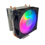 Кулер для CPU BaseTech 902SCR, 1х92мм, 700-2400rpm, 4-pin, Al+Cu, серебристый-черный-белый/FRGB, 44CFM, 23дБ, 2-PIPE(прямой контакт), TDP 110Вт, INTEL 1700/1200/115x/2011, AMD AM5/AM4/AM3(+)/AM2(+)/FM2(+) (BT-902SCR)