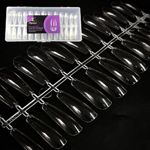 Типсы KYASSI гелевые 120шт Балерина глянец