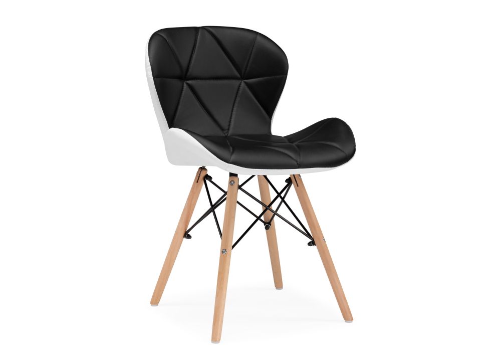 Деревянный стул PC-027 black / white