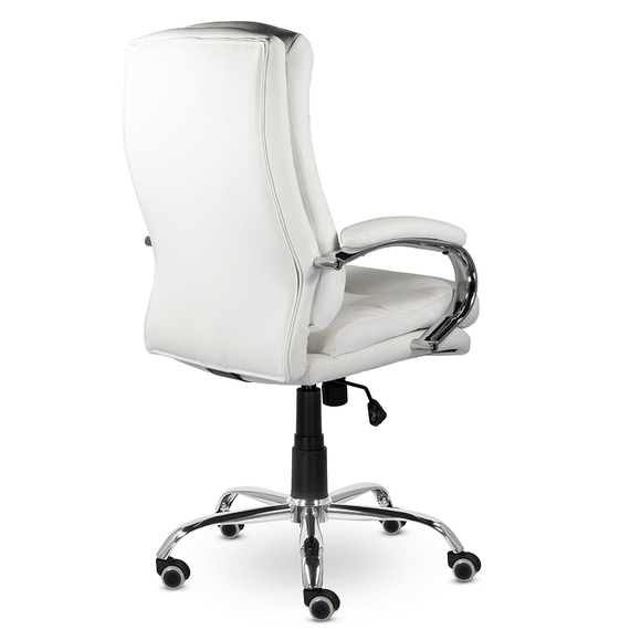 Кресло СН-707 Бруно В хром ХДП Ср S-0402/Е01-к (белый)