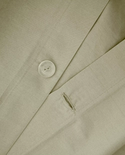 ZARA HOME (300 НИТЕЙ) ПОДОДЕЯЛЬНИК ИЗ ХЛОПКА ПЕРКАЛЬ, ЗЕЛЕНЫЙ