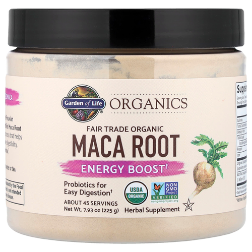 Garden of Life, MyKind Organics, корень органической маки со знаком этичной торговли, заряд энергии, 225 г (7,93 унции)