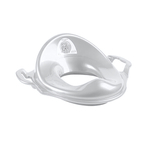 Накладка детская на унитаз (адаптер) с ручками молочный