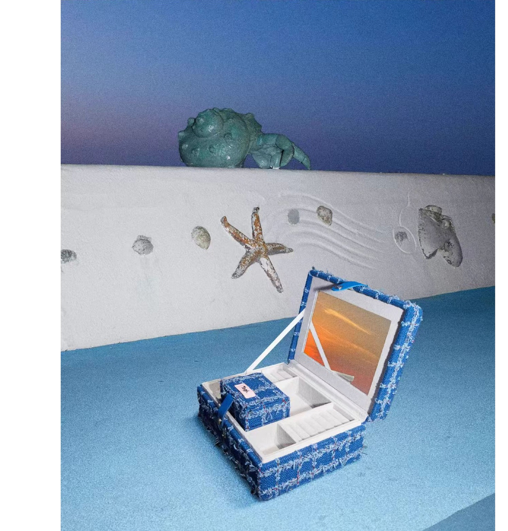 Шкатулка "синяя"