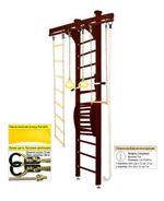 Шведская стенка Kampfer Wooden Ladder Maxi Ceiling Стандарт с матом