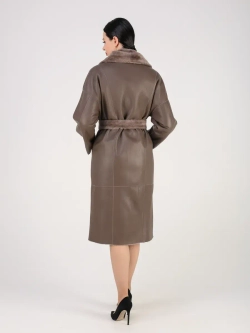 Дубленка зимняя шуба натуральная двухсторонняя оверсайз