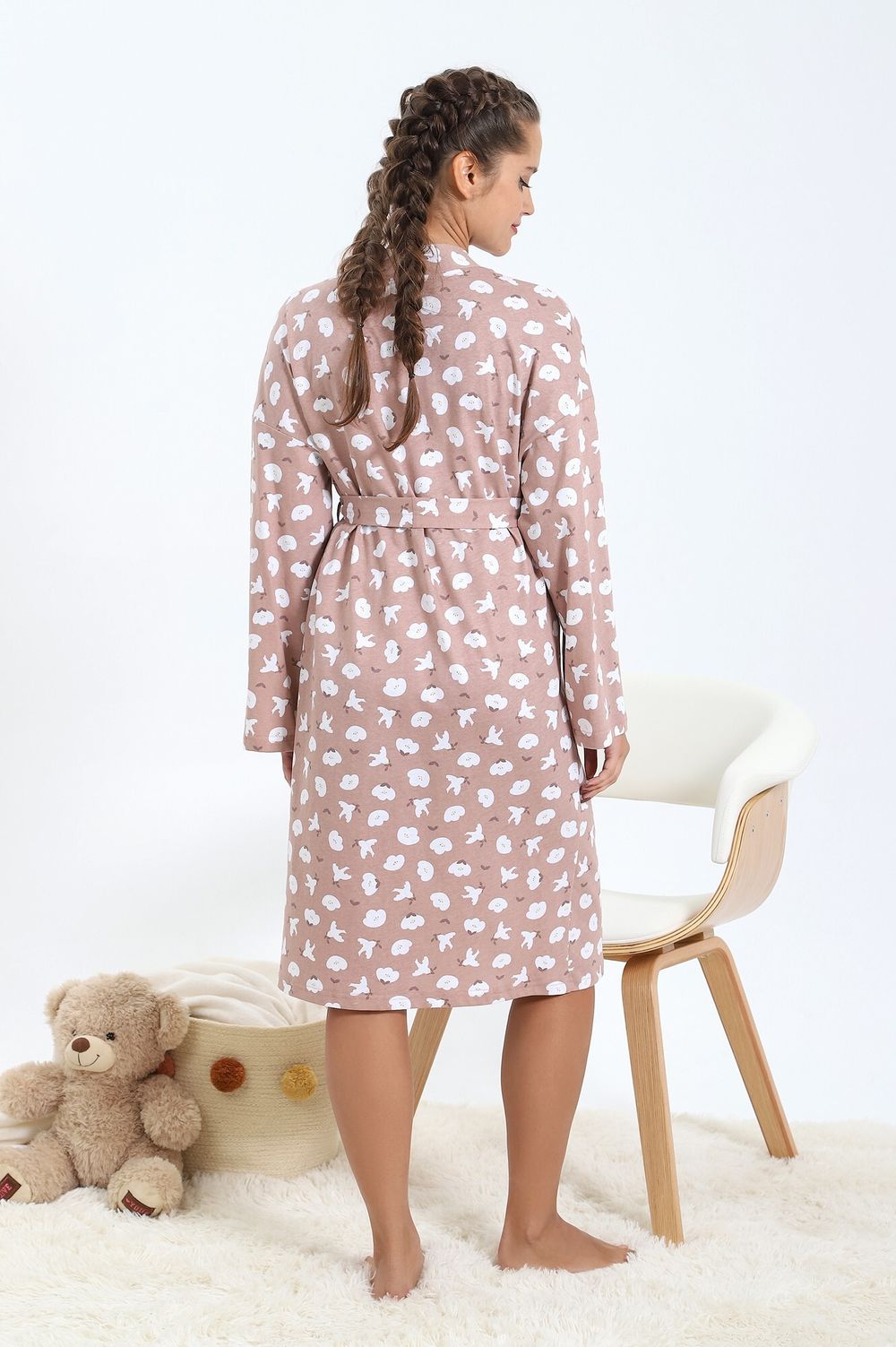 Халат женский Хлопушек-3 Виотекс РАЗНОЦВЕТНЫЙ