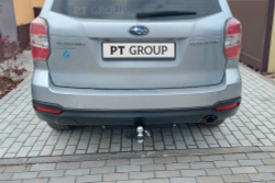 Фаркоп с унив. электрикой Smart, съемный квадрат, для Subaru Forester 2012-2018 (паспорт и сертификат) ПТ ГРУПП.SBF-12-991122.00