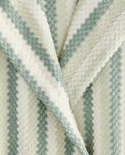 ZARA HOME МЯГКИЙ ЖАККАРДОВЫЙ ХАЛАТ, СИНИЙ