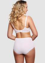 Трусики-макси с кружевными вставками (Размер: 48) (Цвет: бордовый)