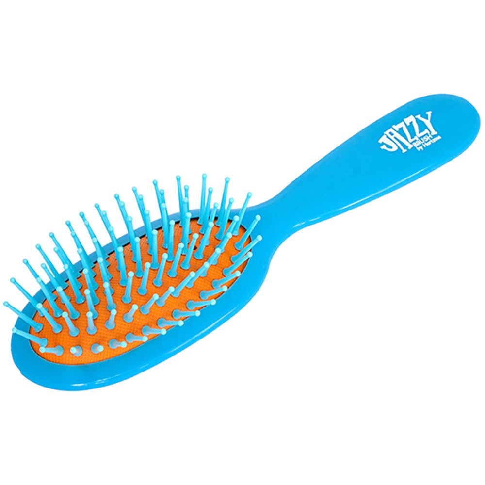 Щетка массажная Harizma Jazzy h10630-0609 (пластиковый штифт, малая, голубая)