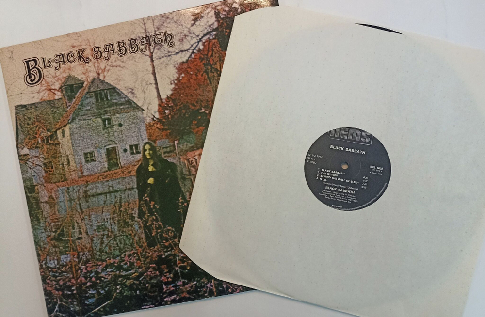 Винтажная виниловая пластинка Black Sabbath Black Sabbath (France 1976)
