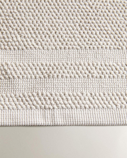 Zara Home - Нескользящий коврик для ванной из хлопка, серый, 50x70 см