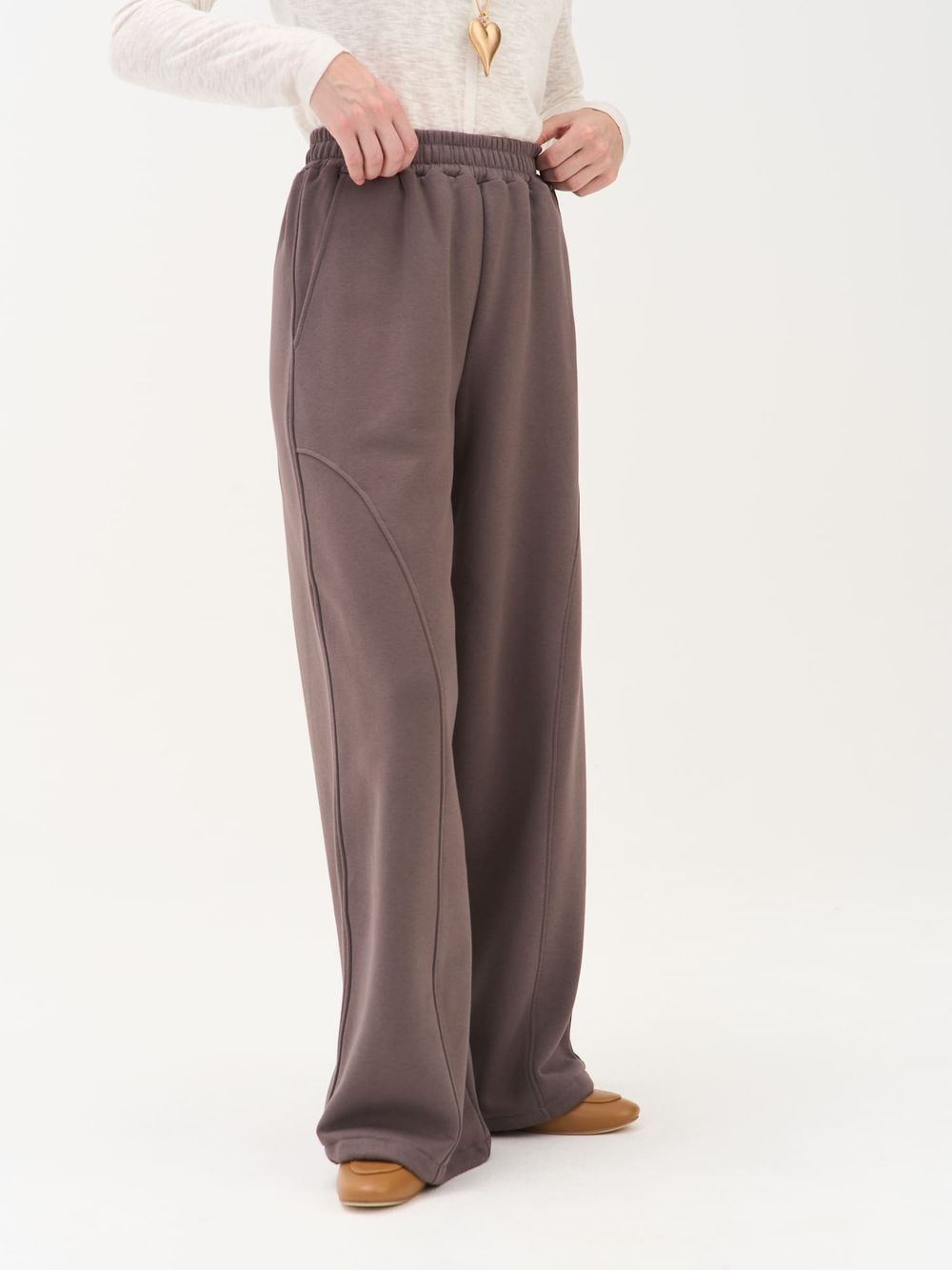 Брюки "Темный шоколад" женские утепленные