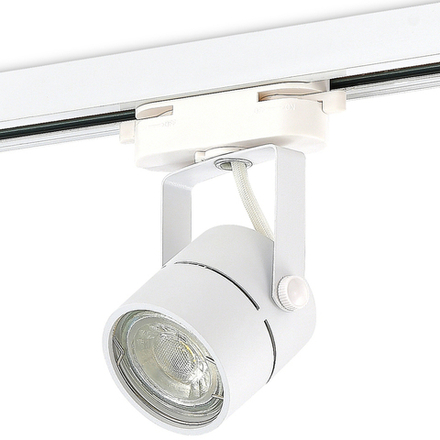 Donel, св-к трековый, GU10, D60хH80мм, IP20, белый, без лампы, серия: DN01