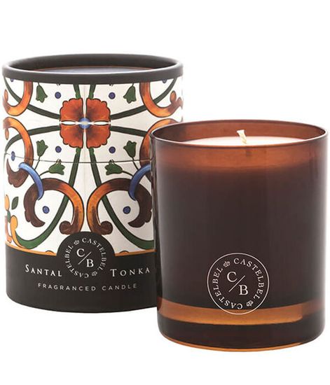 Сандал и бобы тонка, свеча в подарочной коробке Santal & Tonka, Castelbel Porto