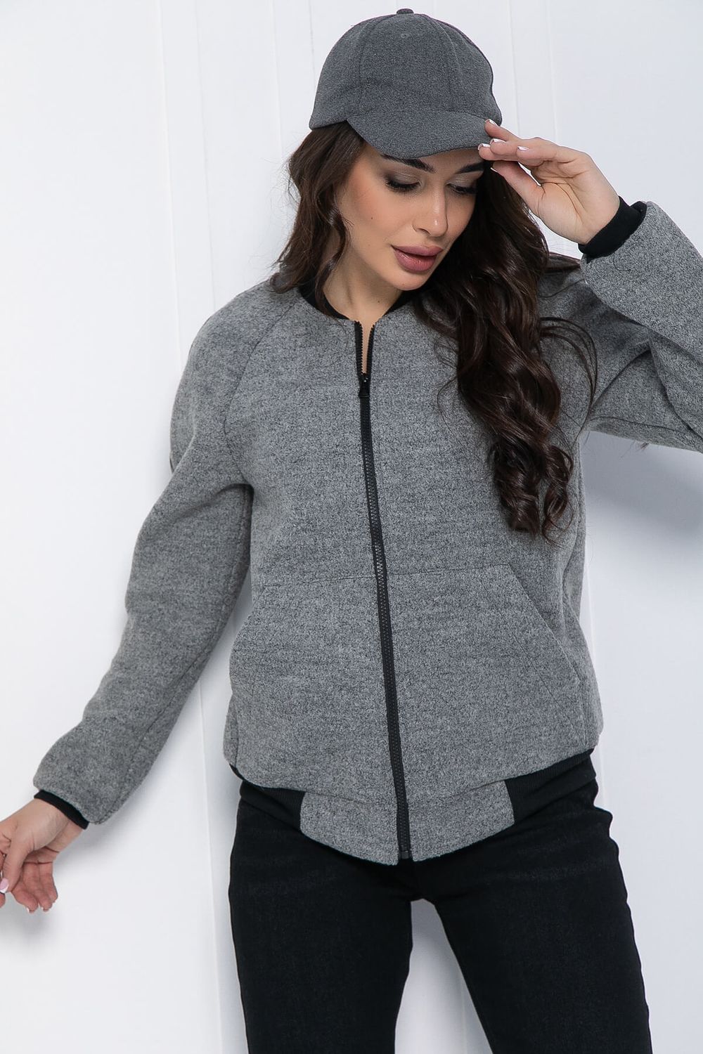 Бомбер Каприз (серый) Б12627-13 LT Collection