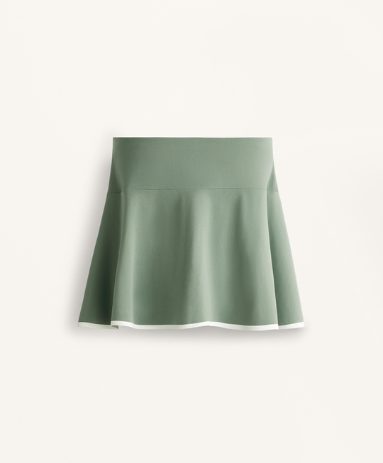 Oysho Юбка с кантом, хаки