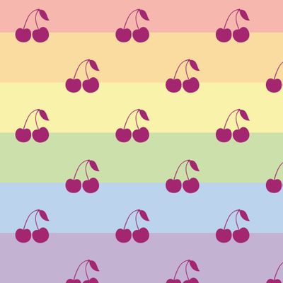 Вишня / Яркая радуга