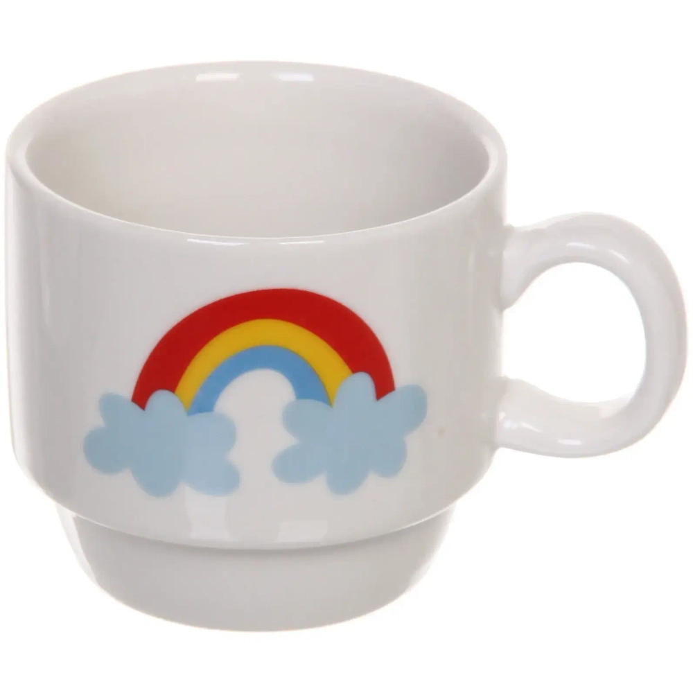 Набор кружек на стойке 200мл «Радуга»