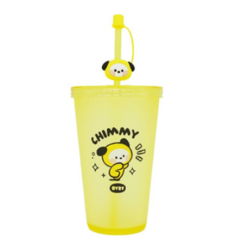 Стакан для напитков с трубочкой BT21 Chimmy, лицензионная серия