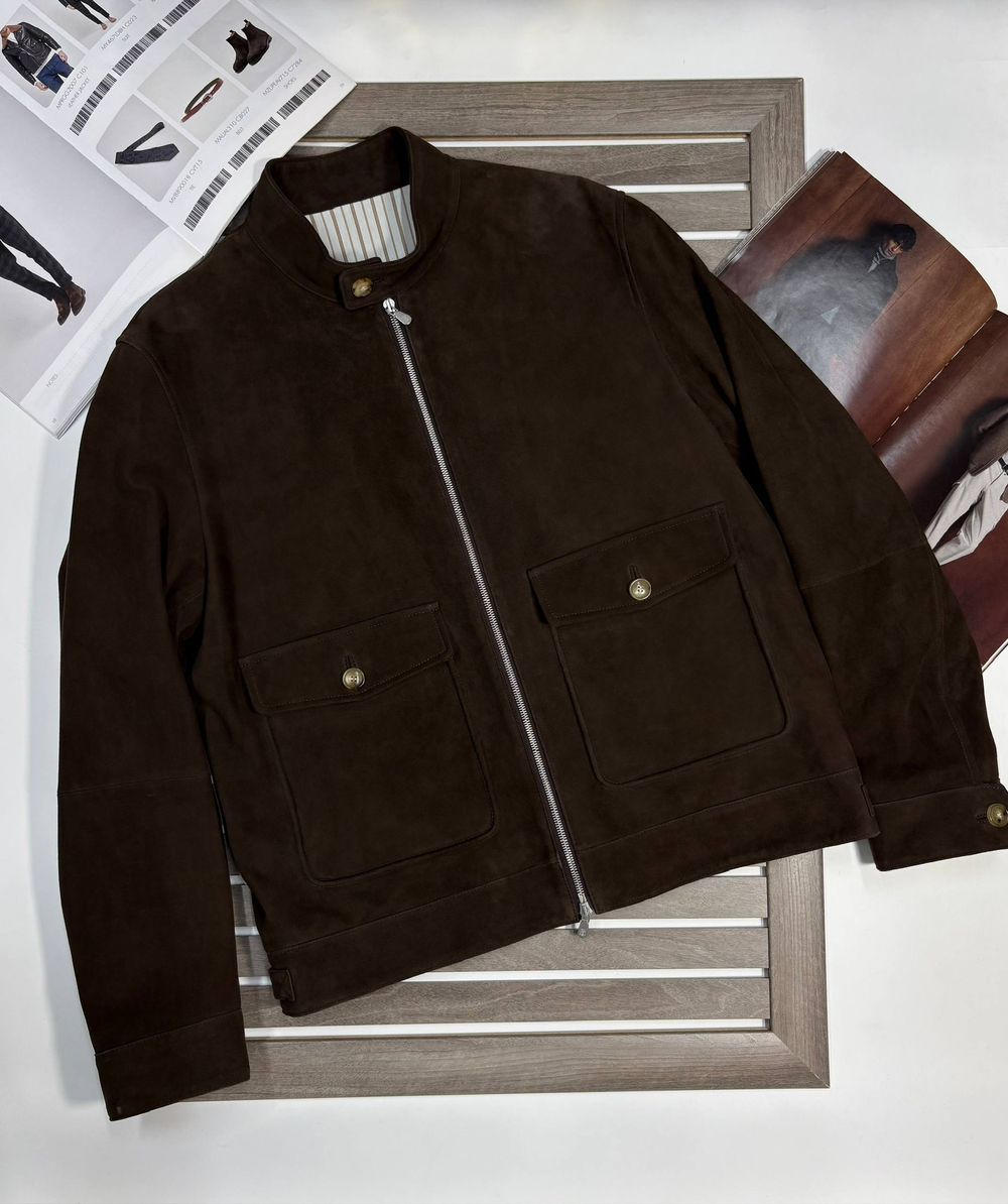 Замшевая куртка Brunello Cucinelli