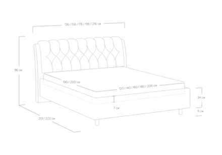 Кровать Olivia