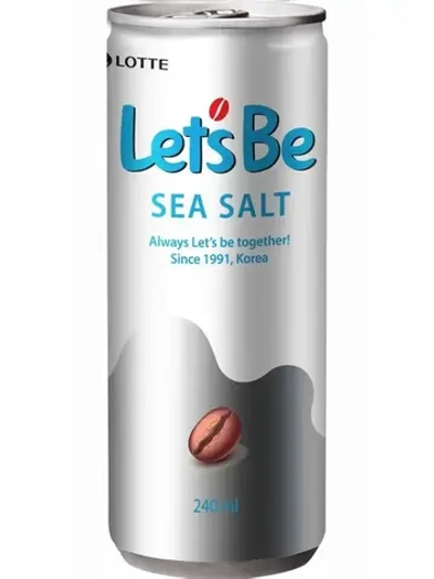 Холодный кофе Lotte Let's Be с Морской солью, 240 мл