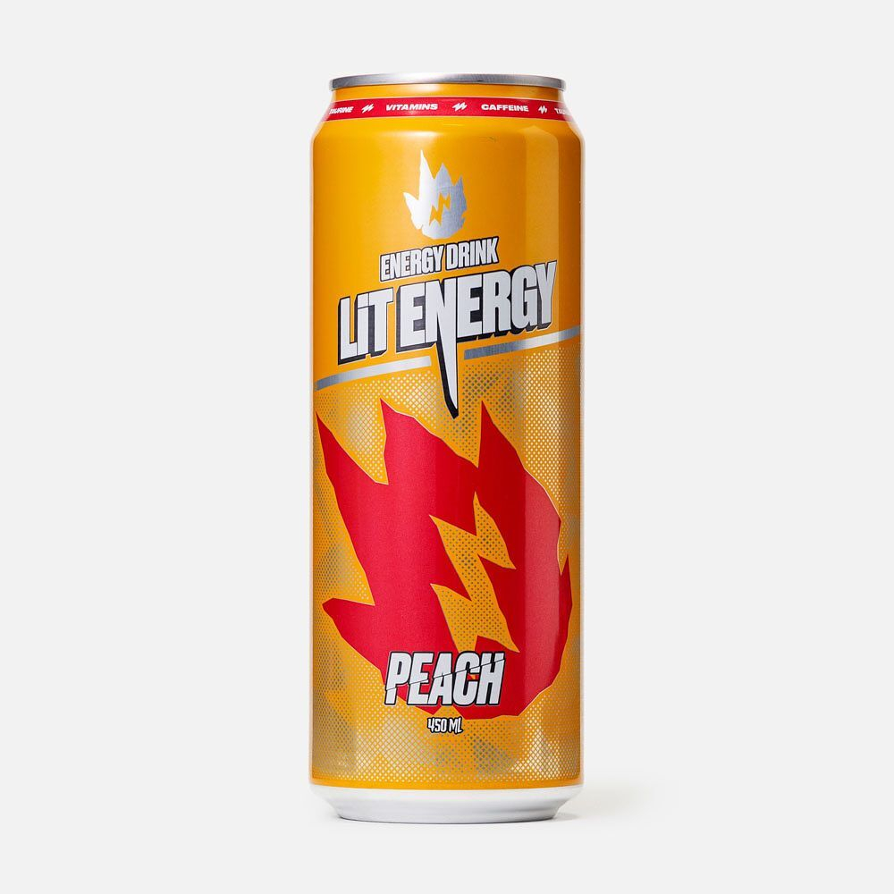 Энергетик Lit Energy, персик 0,45 л