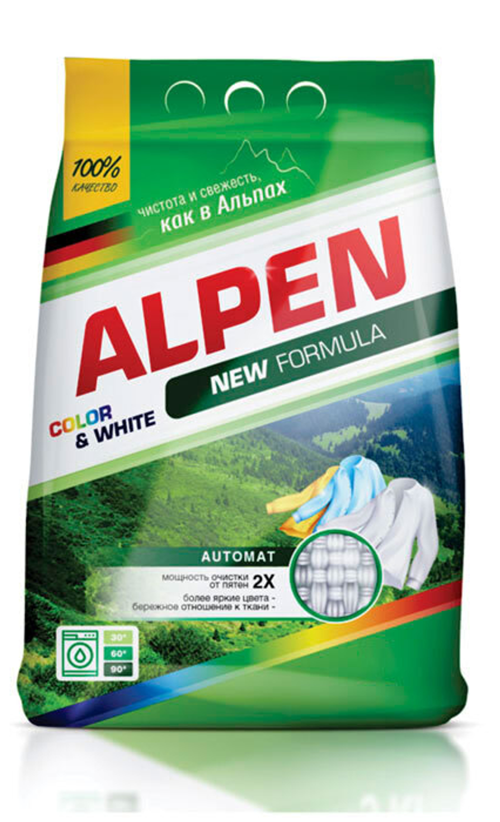 Стиральный порошок Alpen для цветного и белого 6 кг