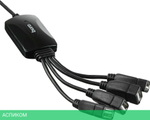 USB-хаб Buro BU-HUB4-0.3