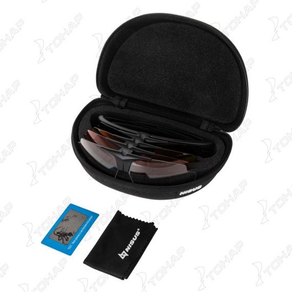 Очки солнцезащитные в жест.чехле (4 сменные линцы) (N-OP-LZ0030-4) Nisus
