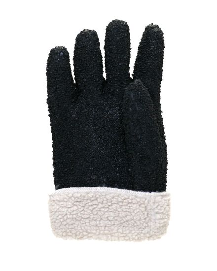 Перчатки утепленные "ВИНТЕРЛЕ Грипп" ПВХ черные с крошкой, вкладыш акрил. мех