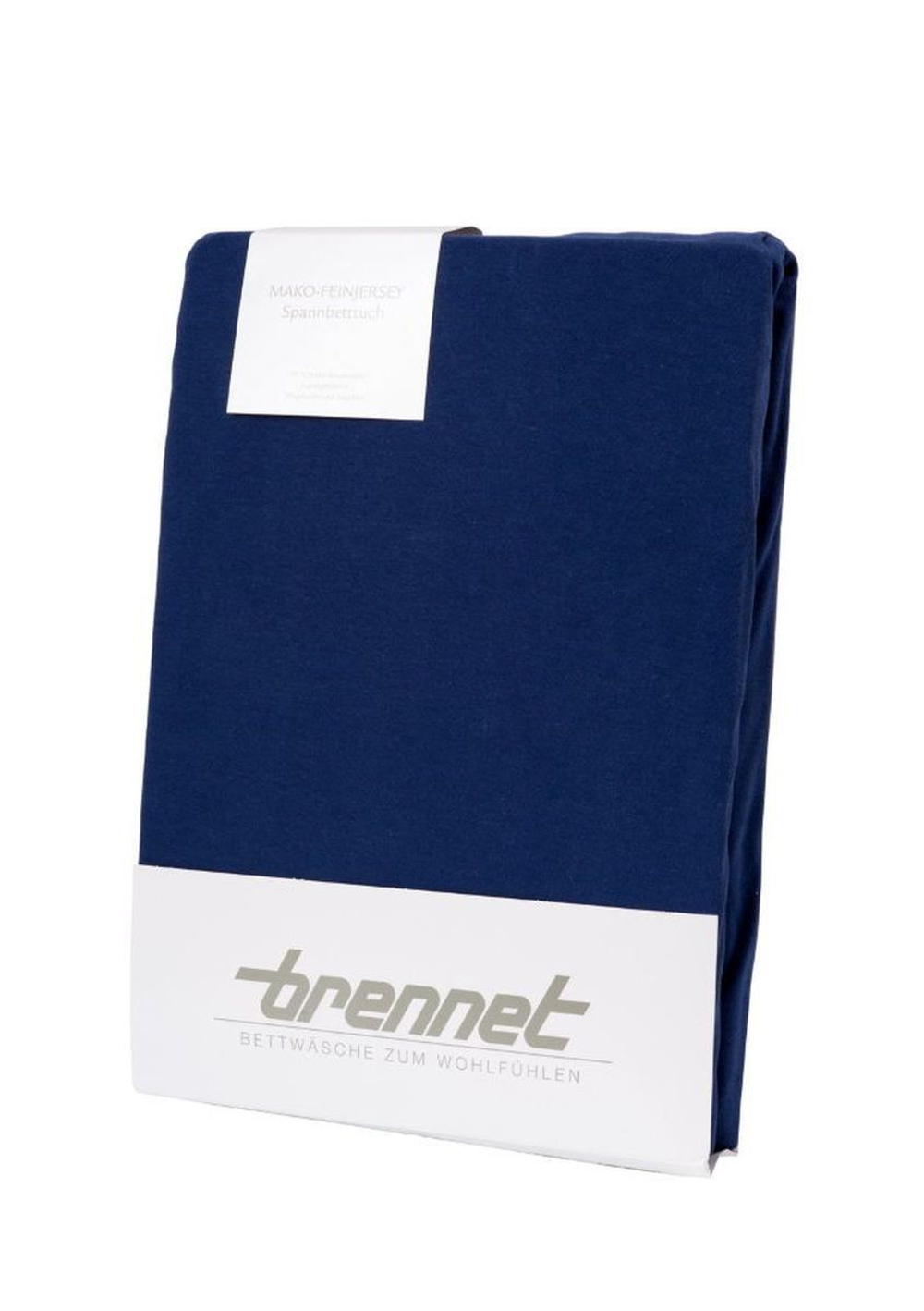 Простыня на резинке 150х200 Brennet 0036 174 темно-синяя